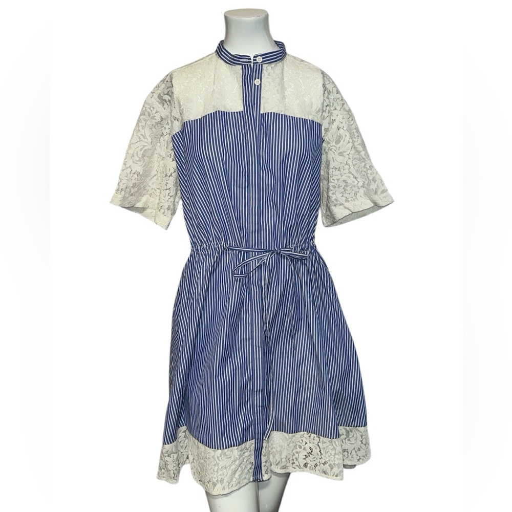 French Connection Adena Mix Shirt Dress